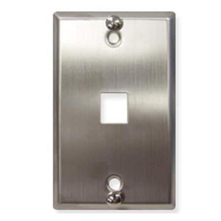 Maxpower Wall Plate Phone Flush 1Por - Stainless Steel MA557949